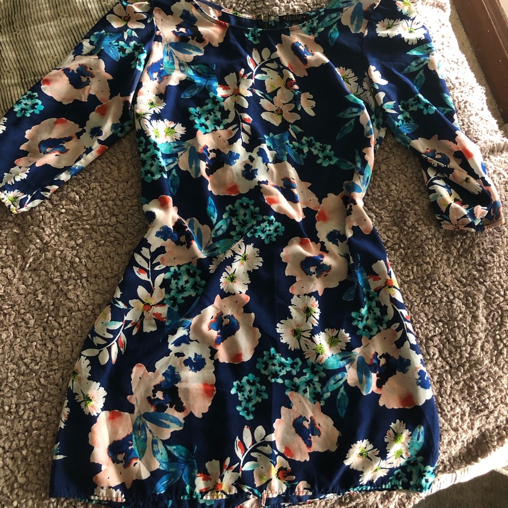 Junior’s Floral Dress - BeBop - Large
